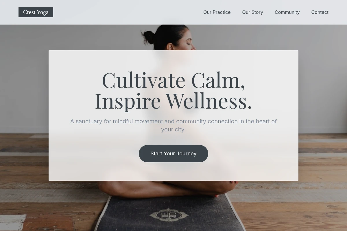 Crest Yoga Studio
